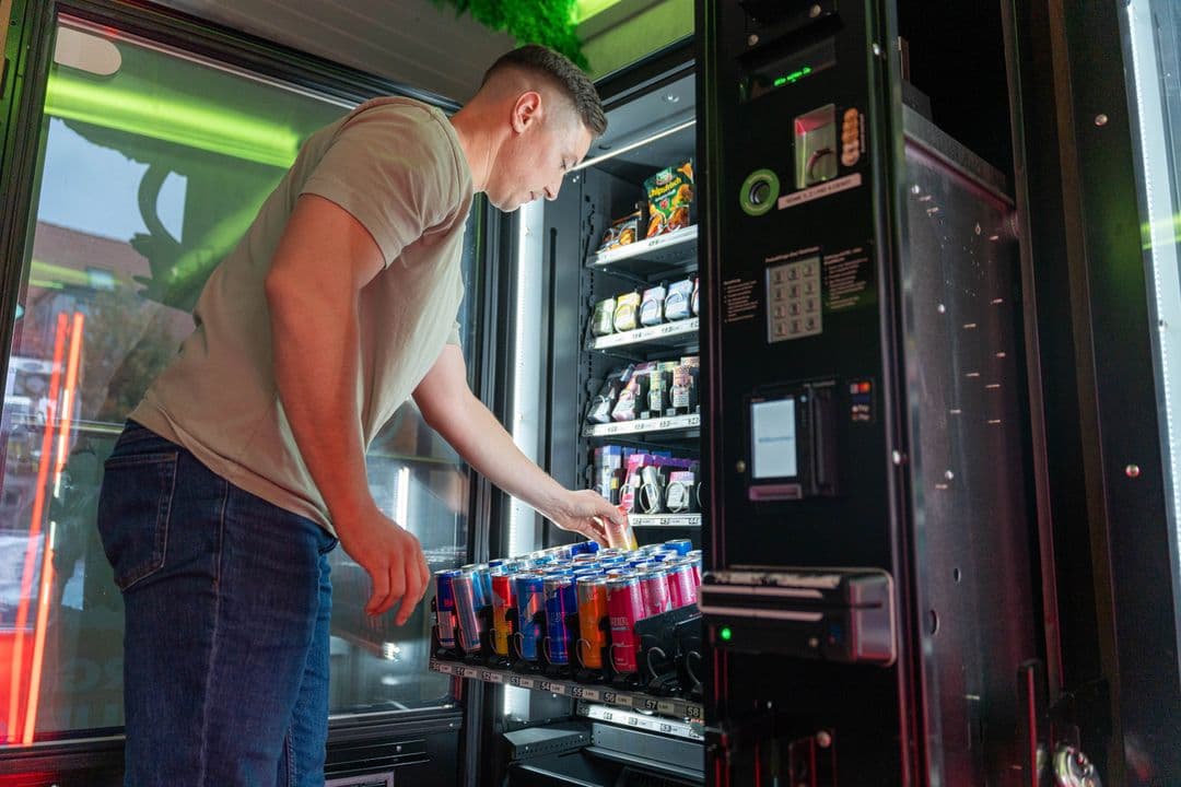 G-Snack Budget SandenVendo im täglichen Betrieb